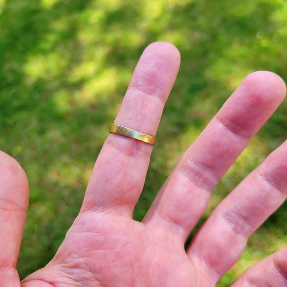 Dark Crystal Shattered Crystal Bronze Ring Size 7 - Picture 9 of 13